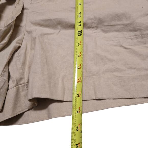 Ava & Viv linen blend shorts Size 18W Gorpcore Resort Wear Cruise Vacation - Picture 8 of 10